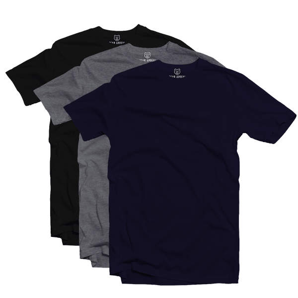 Crew Neck 3 Pack - Bear Appeal