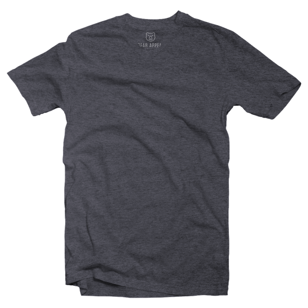 Plain Charcoal Grey V-Neck T-Shirt