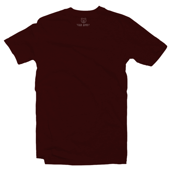 Plain Maroon V-Neck T-Shirt