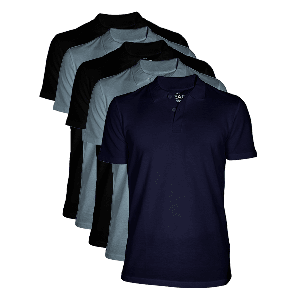 Polo 5 Pack - High Quality Basics for Everyday Wear