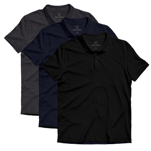 lite polo 3 pack