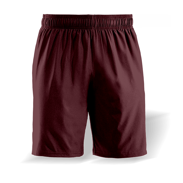 maroon casual shorts