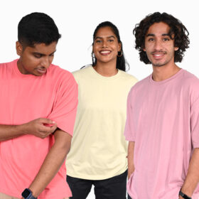 pastel oversize crew necks